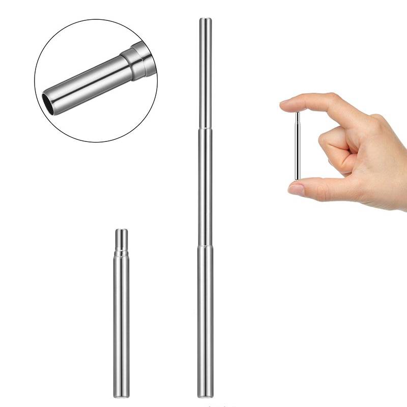 Stainless Steel Reusable Drinking Straws 100Pcs/Set